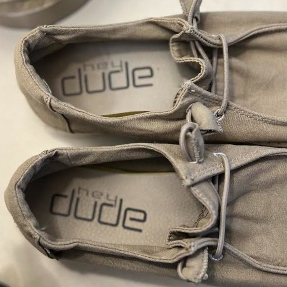 Hey Dude Women's Wendy Loafers in Grey - Size 8 - Picture 2 of 7